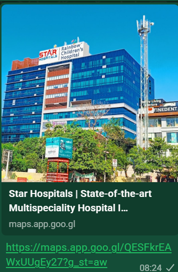 Image of Star Hospitals Nanakram Guda with its location .png